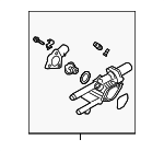 256002GGA5 - Cooling System: 2015-2020 Hyundai - Water Inlet Pipe for Hyundai: Santa Fe, Sonata Image