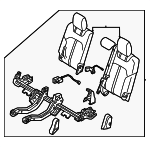 KEVE5730XC27 - : Seat Back Assembly for Mazda Image