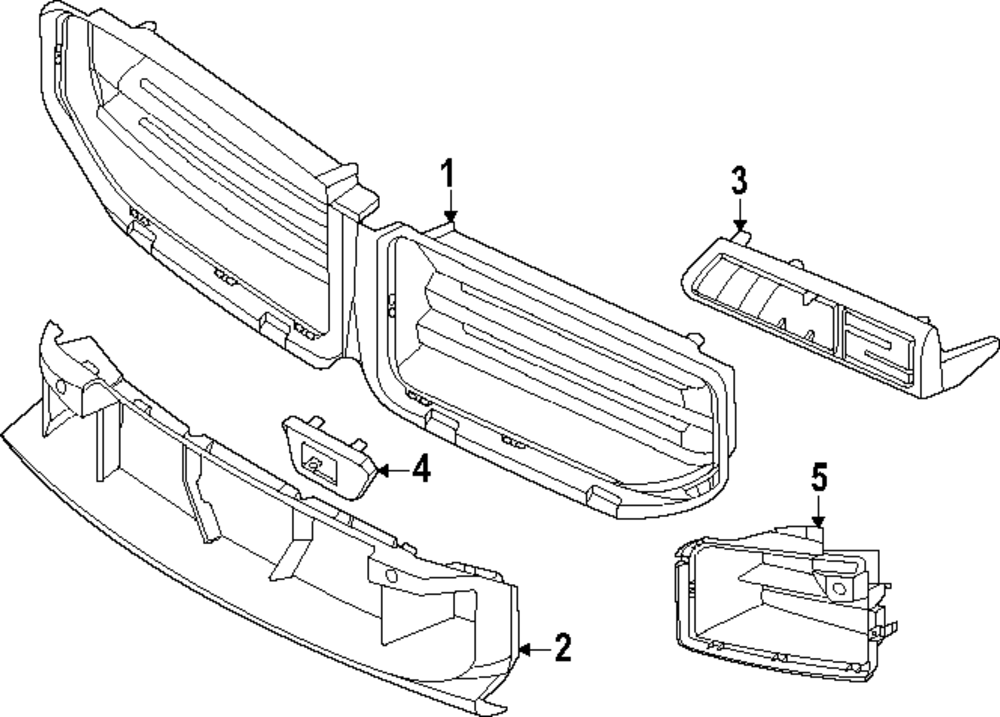 Genuine BMW 51-11-8-081-270 | Grid Center | FREE Shipping on