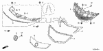 93903443J0 - Interior/Bumper: SCREW, TAPPING (4X12) for Acura Image