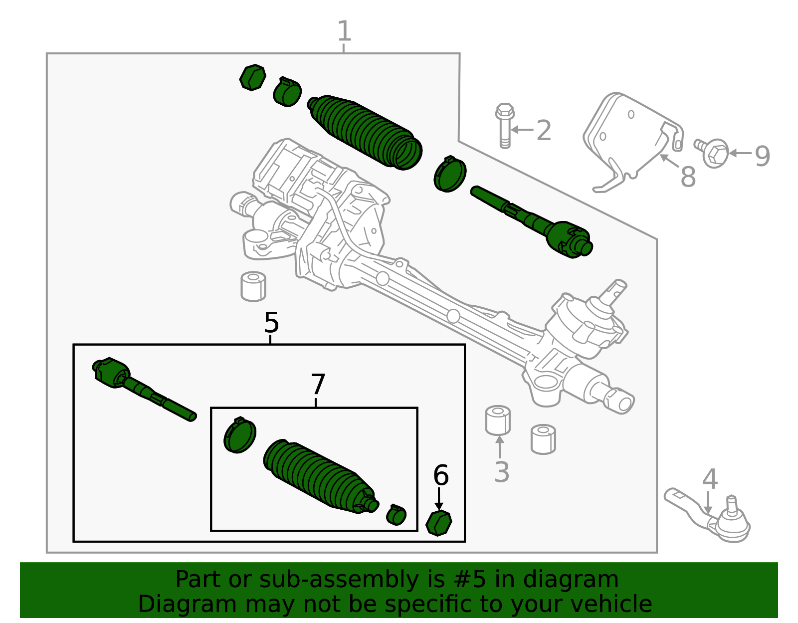 Meoe 2010-2012 Ford Motorcraft Inner Tie Rod MEOE-192 | OEM Parts Online