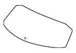 73211TX4A03 - Body: Lift Gate Glass for Acura Image