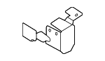 1K1907269 - Electrical: Holder for Volkswagen: Eos, GTI, Jetta, R32, Rabbit Image