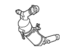2214902436 - Exhaust: Catalytic Converter for Mercedes-Benz Image