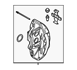 34116891311 - Brakes: Caliper for BMW Image