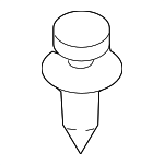 9XB0738901 - Body: Lower Cover Rivet for Mazda: Tribute Image