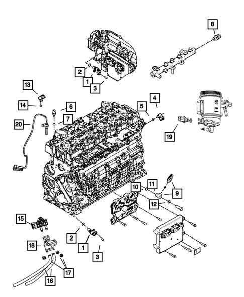 Sensors for 2011 Ram 3500 #0