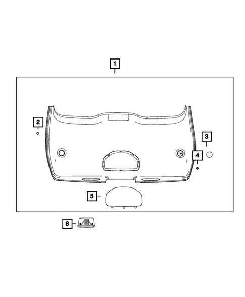 Liftgate Panel and Scuff Plate for 2025 Dodge Durango #0