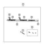 68193124AA - Mopar Accessories - Component Parts: Side Step Step Pad for Mopar Image