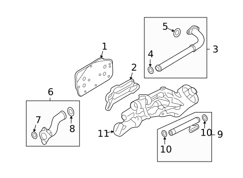 Oil Cooler for 2009 Pontiac G3 #0