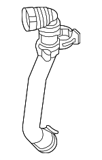 LR135799 - Cooling System: Water Inlet Hose for Land-Rover Image