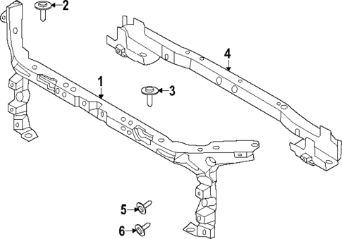 Radiator Support for 2021 Ford Bronco #0