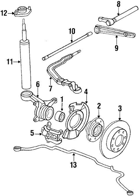 Suspension Components for 1985 Honda Civic #1