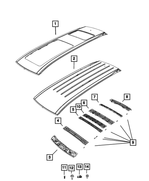 Roof for 2027 Chrysler Pacifica #0