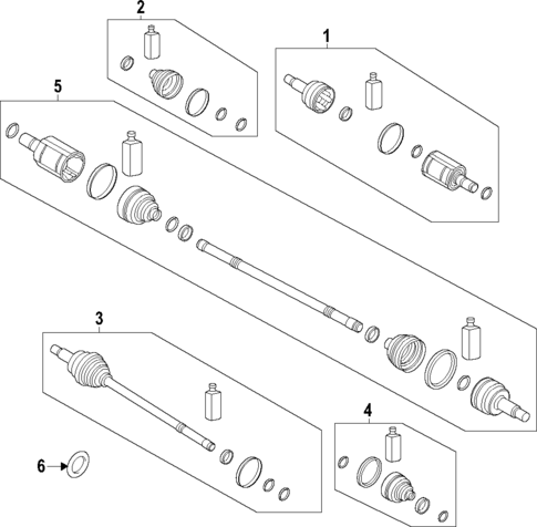 Axle Shafts & Joints for 2024 Kia EV9 #0