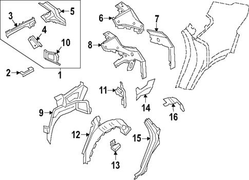 Inner Structure for 2025 Porsche Cayenne #0