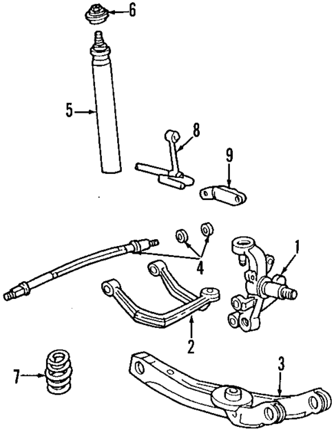 Rear Suspension for 2005 Ford Taurus #2
