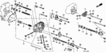 90016PF4000 - Transmission - Automatic: BOLT, FLANGE (6X85) for Honda Image