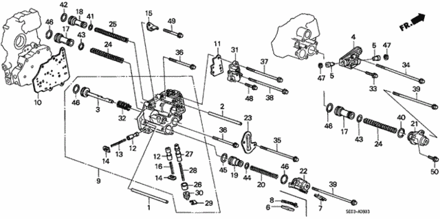 AT Servo Body for 1986 Honda Accord #0