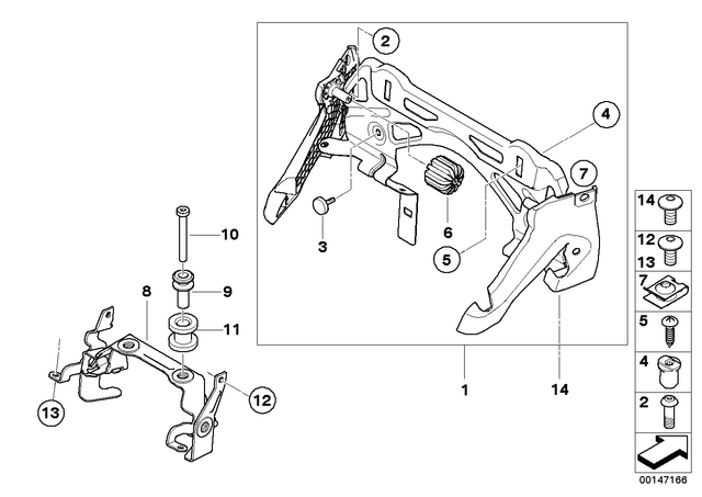 7147127714 - : Fillister Head Screw - St5X17-zns3 for BMW-Motorrad Image