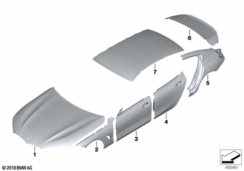 Outer Panels for 2025 BMW M8 #0