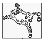 80A505235AP - : Cross-Member for Audi: Q5, Q5 PHEV, Q5 Sportback, SQ5, SQ5 Sportback Image