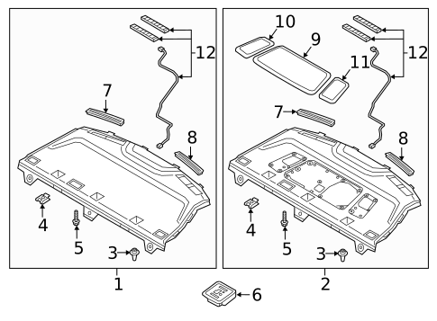 Interior Trim - Rear Body for 2017 Kia Optima #0