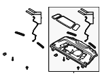 85610D4120WK - Body: Pkg Tray Trim for Kia: Optima Image