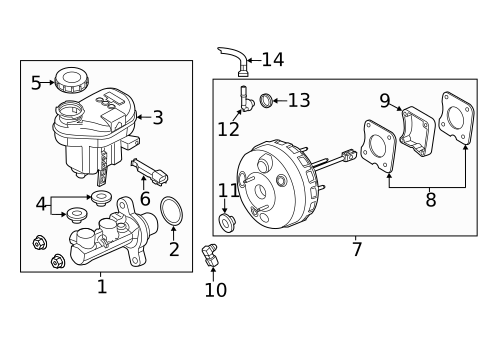 Brake Hydraulics for 2014 Ford Flex #2