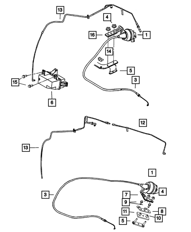 4669793AE - Fuel: Speed Control Cable for Mopar Image