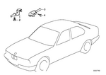 61311368430 - Vehicle Electrical System: Switch for BMW Image