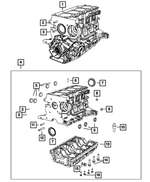 6510528AA - 1.4L Gas; Engine: Double Ended Stud, Mounting for Dodge: Dart | Fiat: 500 Image
