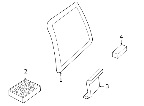 Glass & Hardware for 2004 Land Rover Freelander #0
