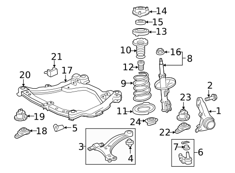 Suspension Components for 2013 Toyota Camry #0