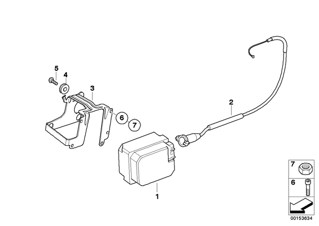 65717699068 - : Control Unit F Cruise Control for BMW-Motorrad Image
