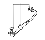 7D115676F - Cooling System: Feed Line for Volkswagen Image