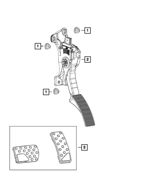 Accelerator Pedal for 2012 Jeep Grand Cherokee #0