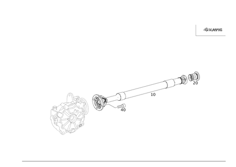 Front Axle Gear Propeller Shaft for 2013 Mercedes-Benz S 350 #0