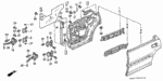72367SK8000 - Body/Air Conditioning: SEAL, HANDLE HOLE (OUTER) for Acura Image
