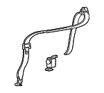 YC3Z26611B68AAB - Electrical: Retractor Assembly for Ford: F-250 Super Duty, F-350 Super Duty, F-450 Super Duty, F-550 Super Duty Image