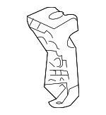 6400A348 - Electrical: Headlamp Assembly Bracket for Mitsubishi Image