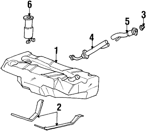 Fuel System Components for 1995 Buick Riviera #0