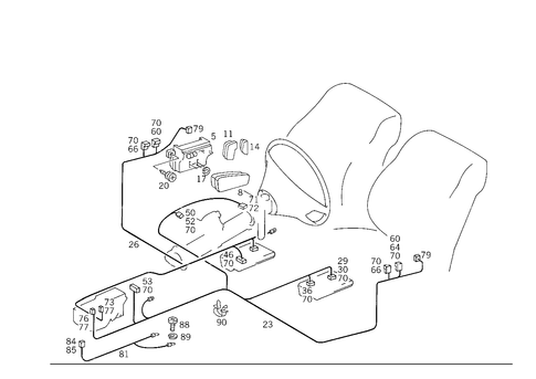 Electric Seat Adjuster for 1988 Mercedes-Benz 300TE #3