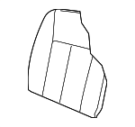 1FX121D5AA - Body: Seat Back Cover for Ram: Dakota Image