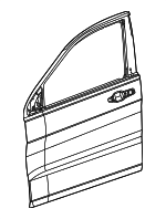 68376998AH - Body: Door Shell for Mopar Image