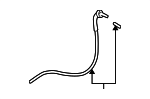 986603J000 - Body: Washer Hose for Hyundai: Veracruz Image