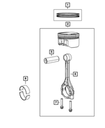 68231951AA - : RING SET for Mopar Image