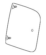 55255668AC - Body: Side Glass for Dodge: Dakota Image