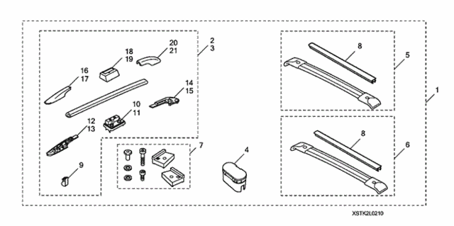 Roof Rack for 2008 Acura RDX #0
