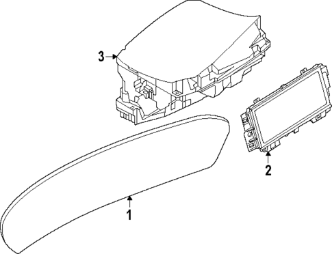 Cluster Panel for 2025 Audi Q6 e-tron #0